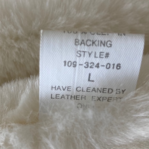 J Percy for Marvin Richards Vintage SUEDE FAUX FUR Jacket SZ L - Picture 11 of 12